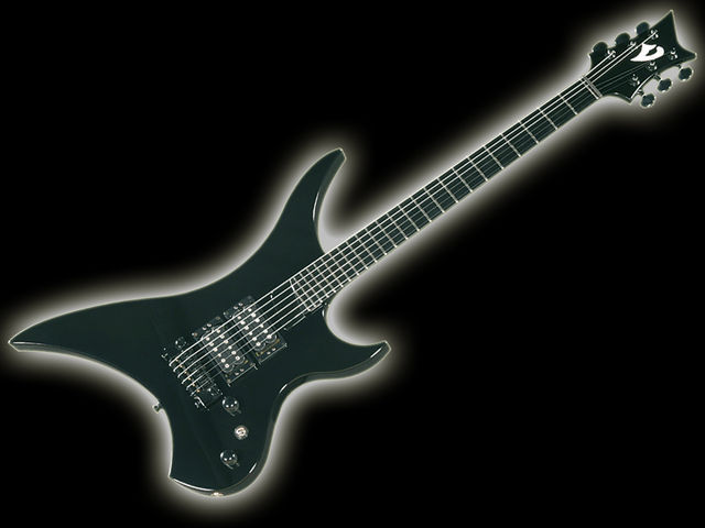 The new Marilyn is powered by two high gain DiMarzio pickups 